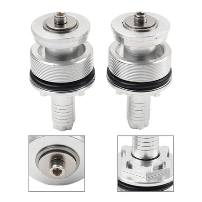 41mm Fork Cap Bolts for Yamaha R3 (2015–2016) - Preload Adjusters, Silver