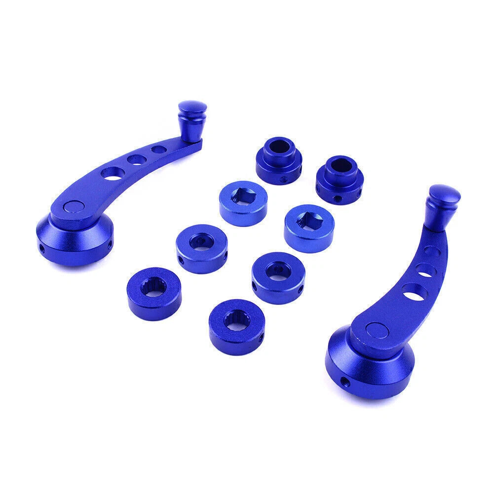 2X Universal Aluminum Alloy Window Crank Handle - Blue