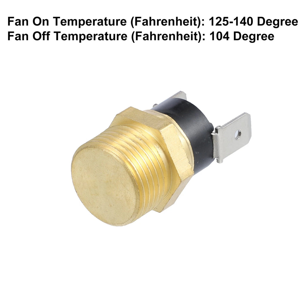 Radiator Sensor Switch for Car (125-140 Degrees, 3/8'' NPT)