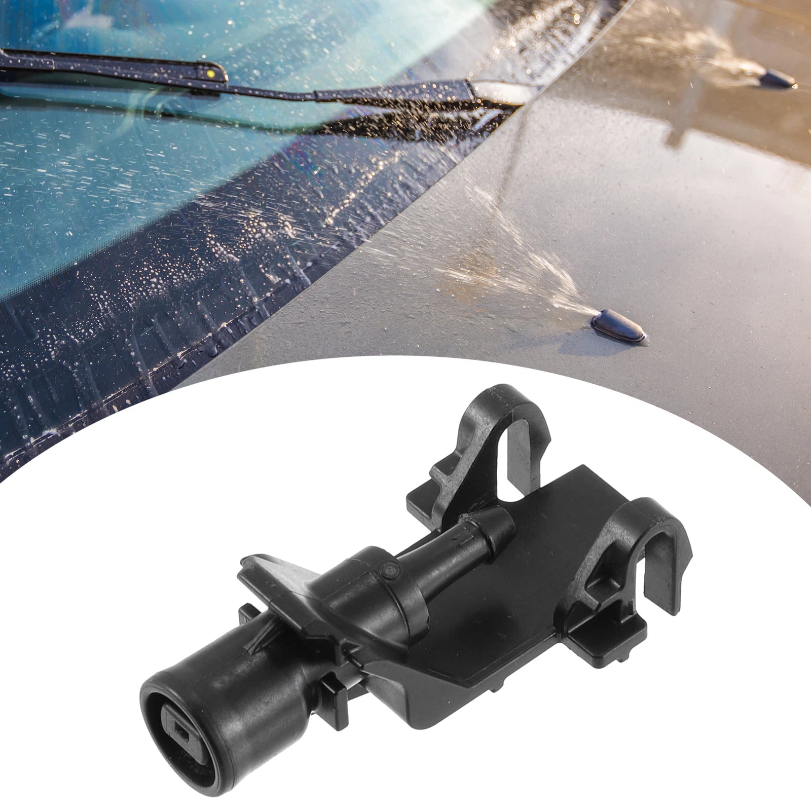 2X Front Windshield Washer Nozzle Spray Jet for Honda Pilot (2016–2021)