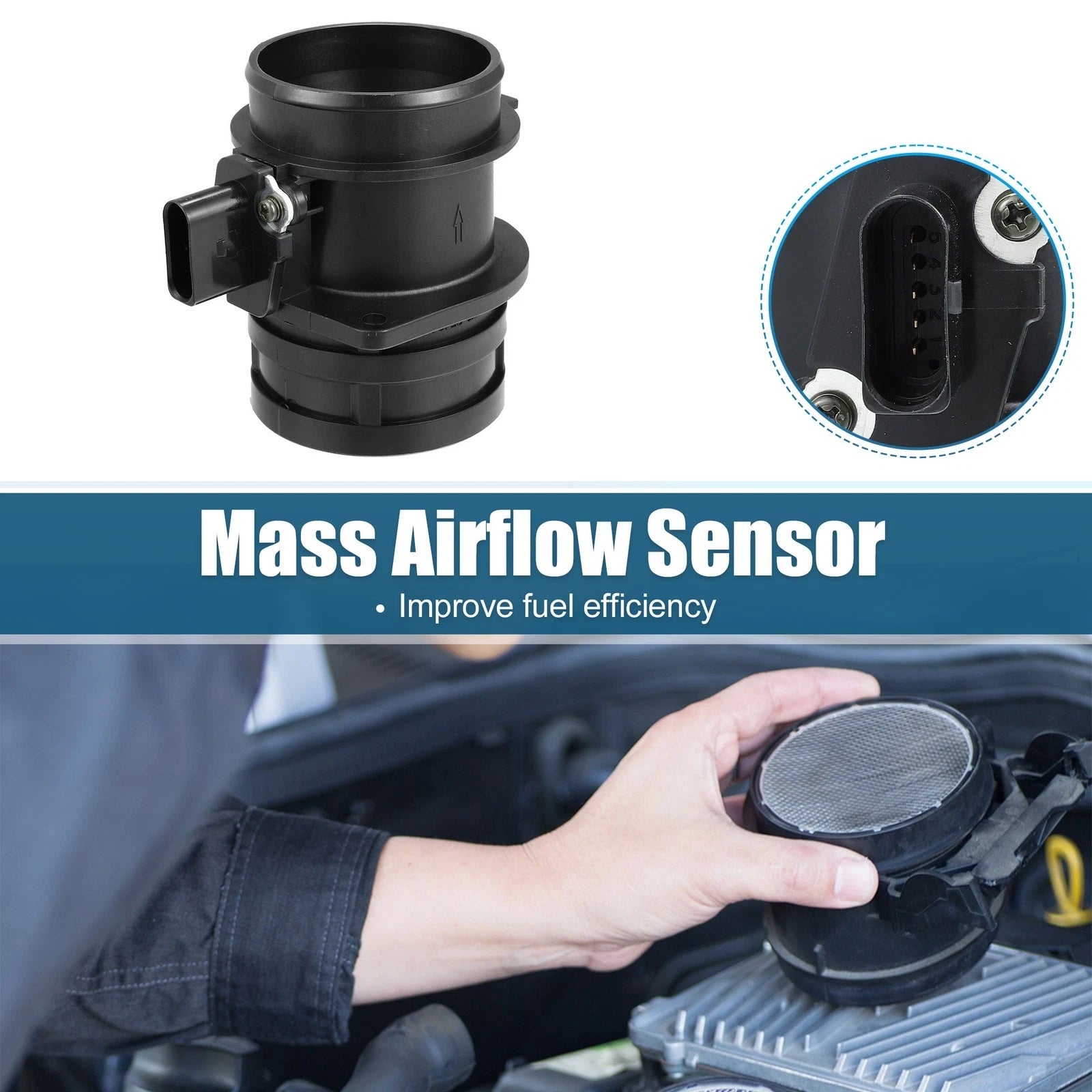 Mass Air Flow Sensor Replacement for Audi A4 2.0L (2006–2006)
