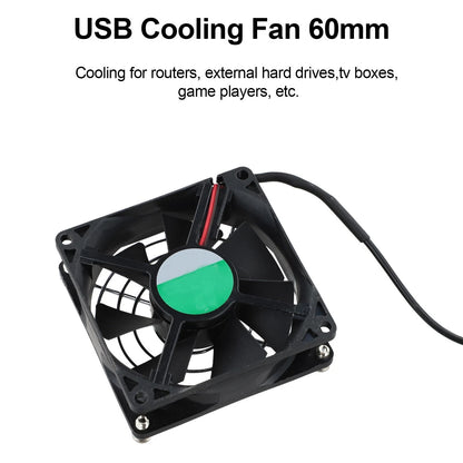 8cm USB Fan for Electronics Cooling (No Specific Part Numbers)