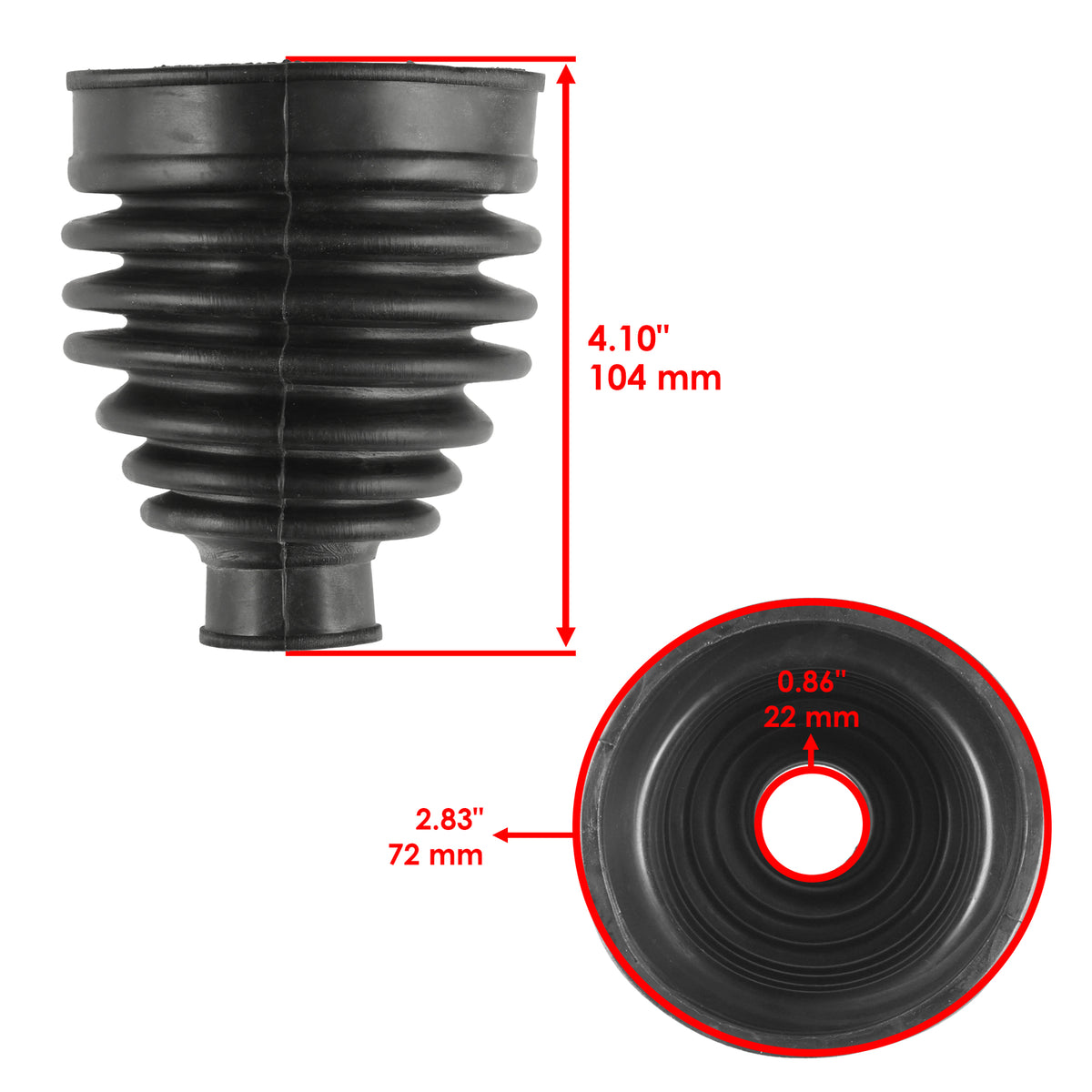 Front Axle Outer CV Boot Kit for Kawasaki Teryx 750 KRF750 4X4 (2009–2013)