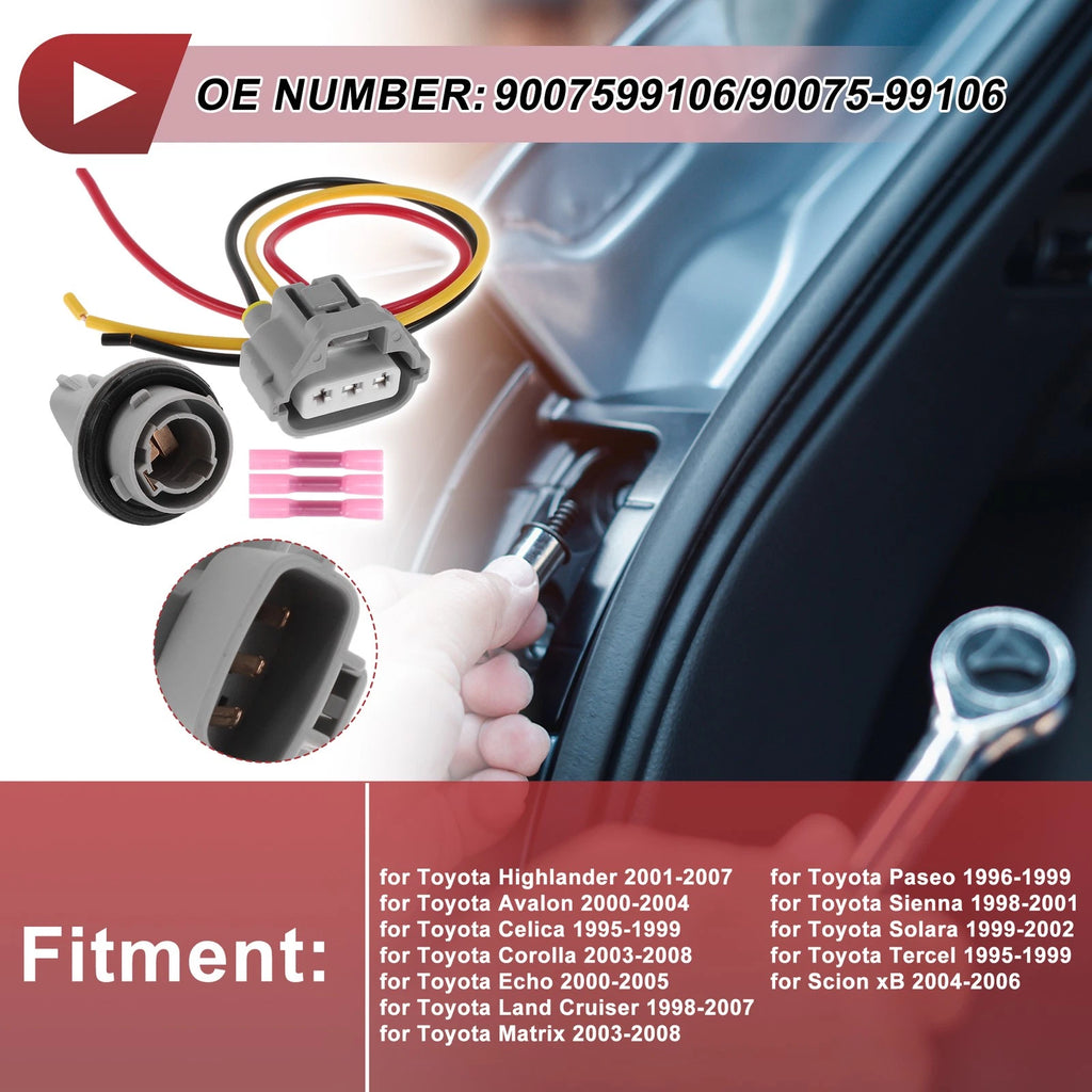 Front Turn Signal Light Socket Wiring for Toyota Highlander (2001–2007)