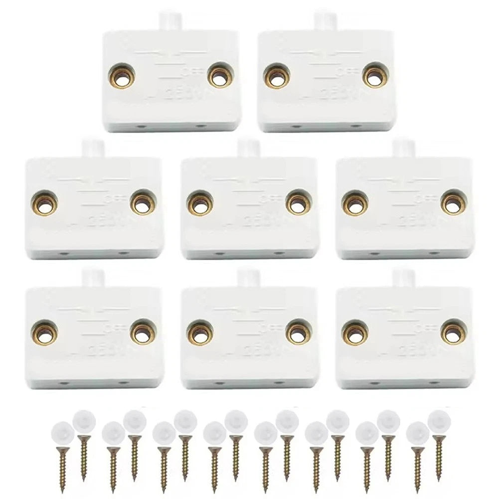 8 Pack LED Light Switch for Closet Doors (Includes Screws)