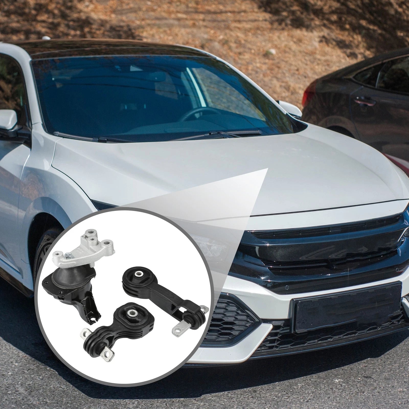 Engine Motor Mount Replacement for Honda Civic 1.8L (2006–2010) Set
