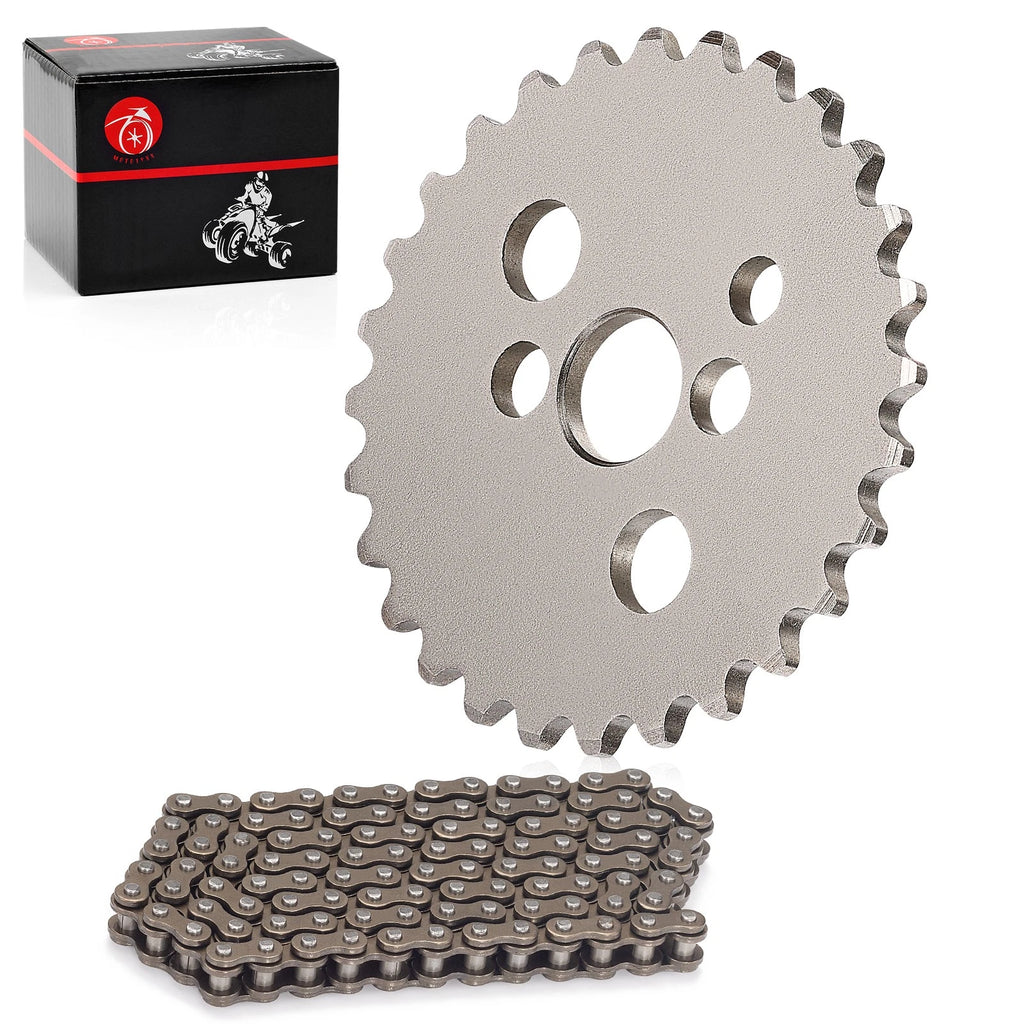 Cam Chain & Camshaft Sprocket for Honda XR80R CRF80F (14321-GN1-A40, 14401-943-013)