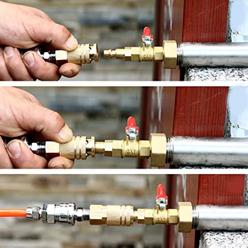 RV Sprinkler System Winter Blow Adapter with Standard Connections