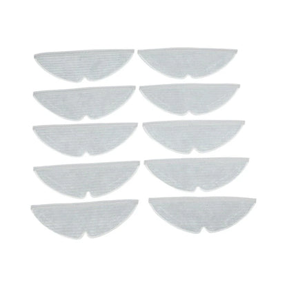Set of 10 Microfiber Mop Pads for Dreame D20 D20 Pro Plus Robot Vacuum