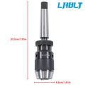Keyless Metal Drill Chuck 1/32" - 5/8" with 3MT Taper #3 Arbor