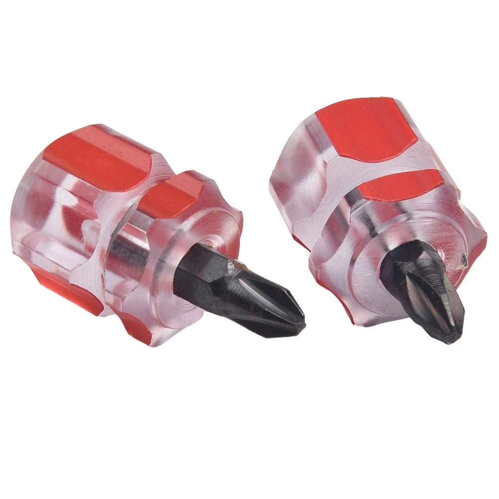 2X Portable Screwdriver Set - Flat Head & Cross-Head Repair Tools