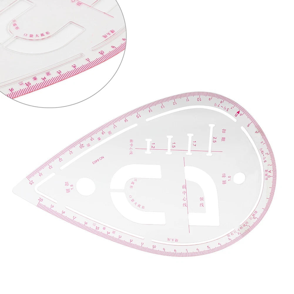 Sewing Sleeve Curve Ruler for Dressmaking Pattern Design