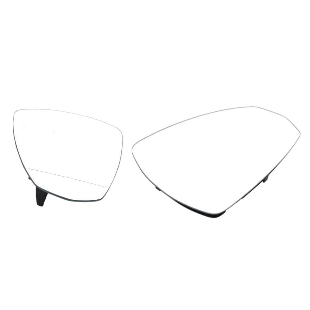 Pair Front Outside Mirror Glass for Audi A3 (2014–2020)