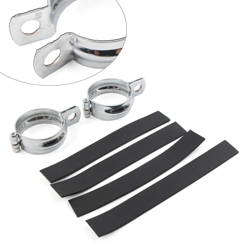 Pair Turn Signal Light Mount Bracket for Motorcycle Front Fork (42-51MM)