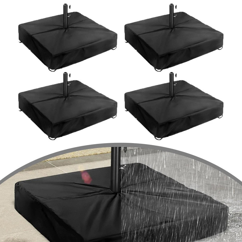 600D Oxford Fabric Patio Umbrella Base Cover for Windy Days