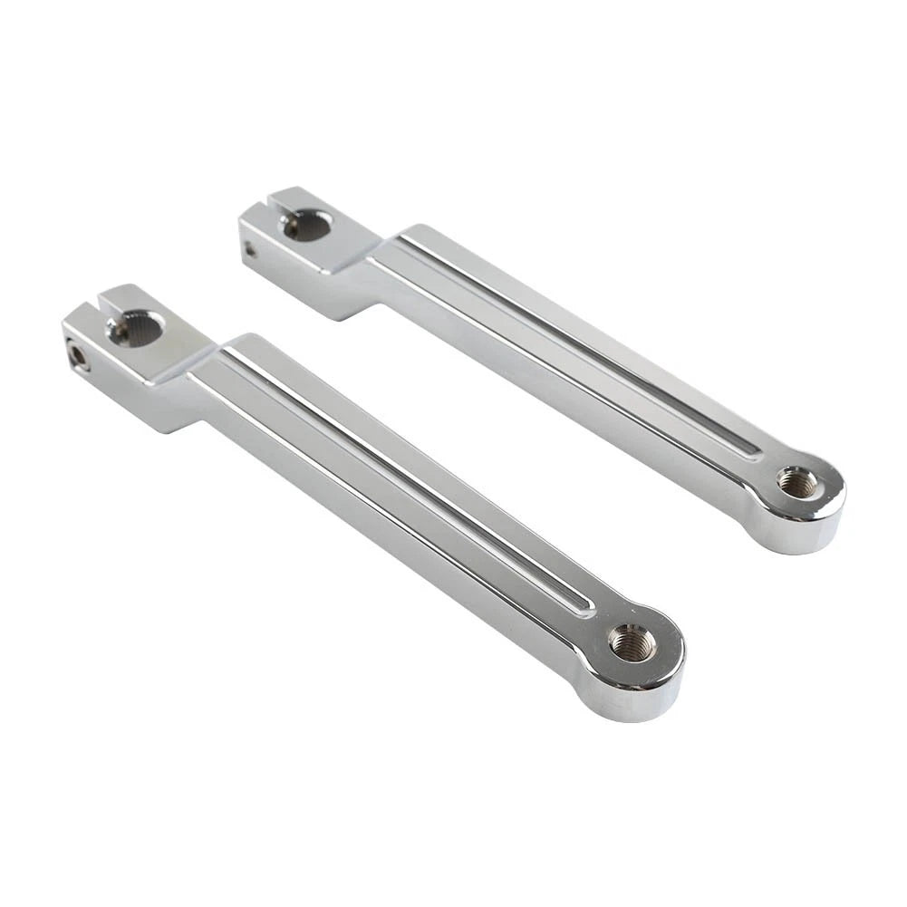 Chrome Heel & Toe Gear Shift Levers for Harley Softail Touring Trike
