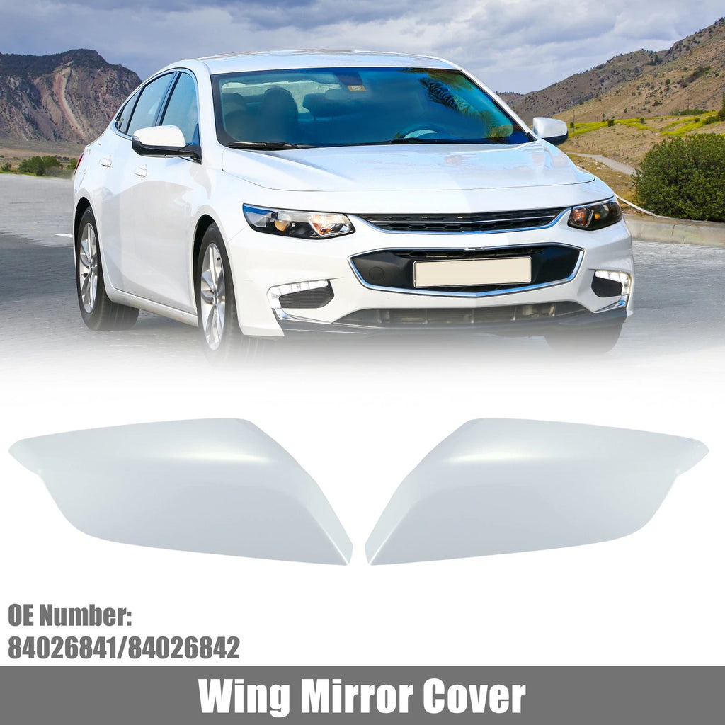 Side Mirror Cover Pair Replacement for Chevy Silverado 1500 (2014–2018)