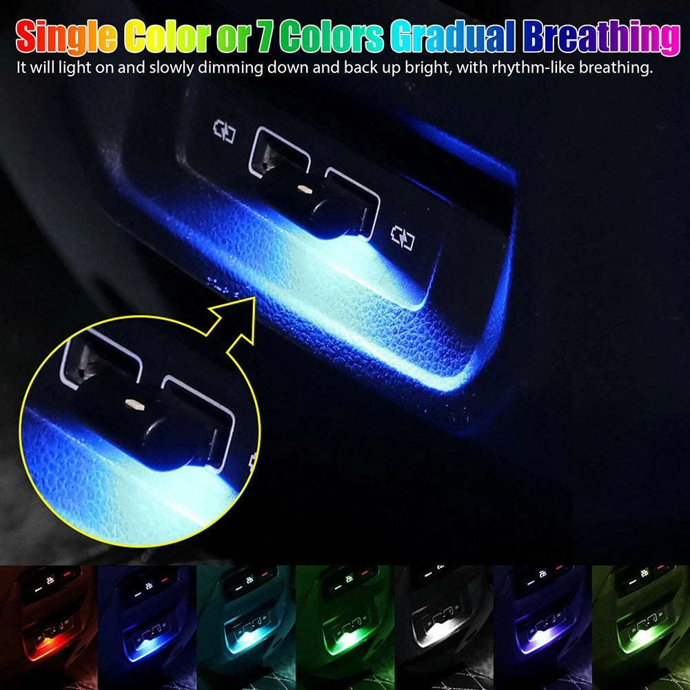 RGB LED Car Interior Light for Universal Fit (Mini-USB)