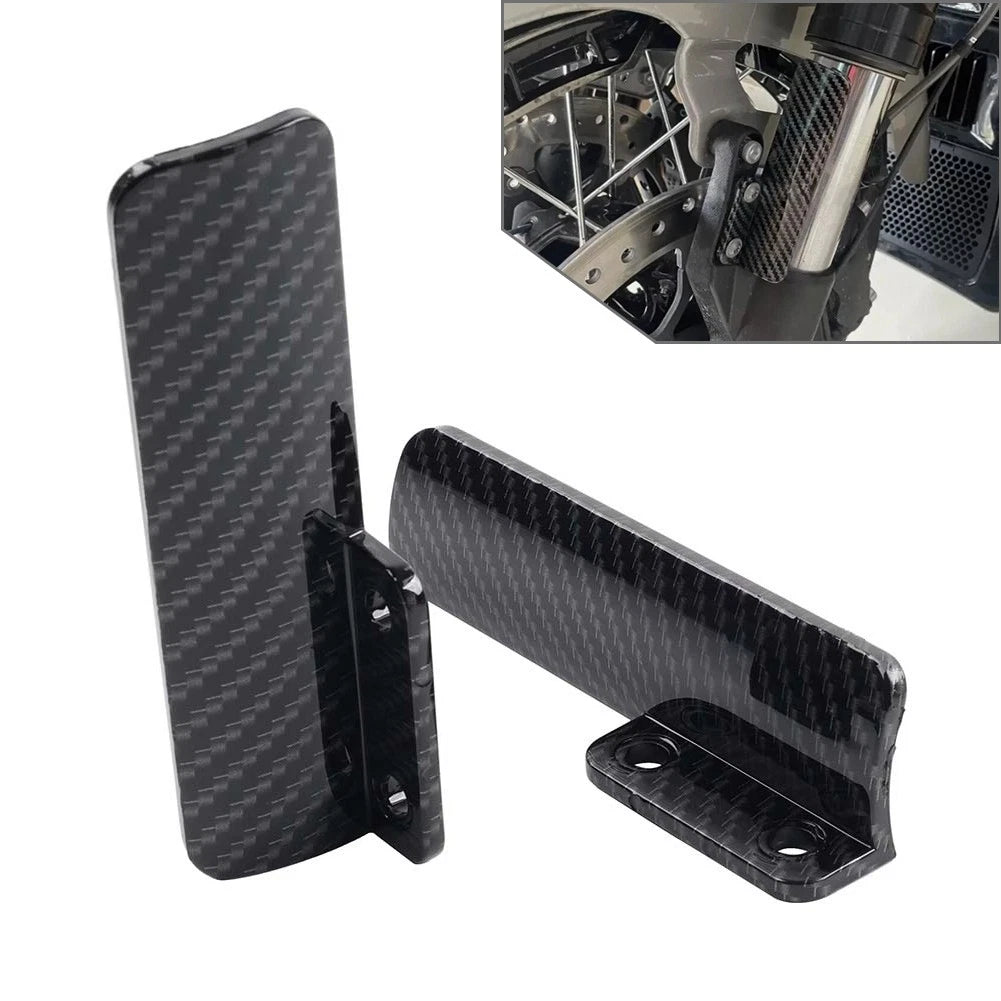 Carbon Fiber Pattern Front Fork Covers For Harley CVO Street Road Glide 117 121