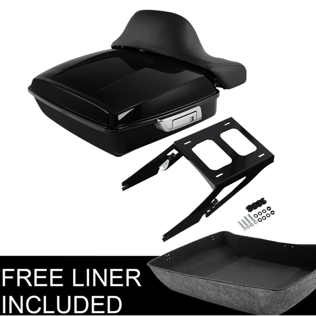 Chopped Trunk Backrest Mount Rack for Harley Sport Glide FLSB (2018–Present)