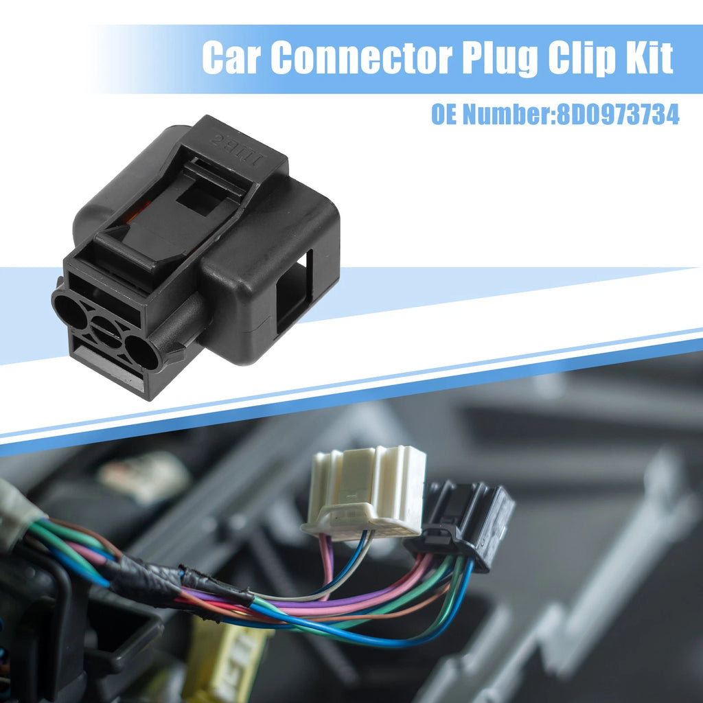 8 Way Sealed Female Connector Adapter for VW Audi (2005–2015)