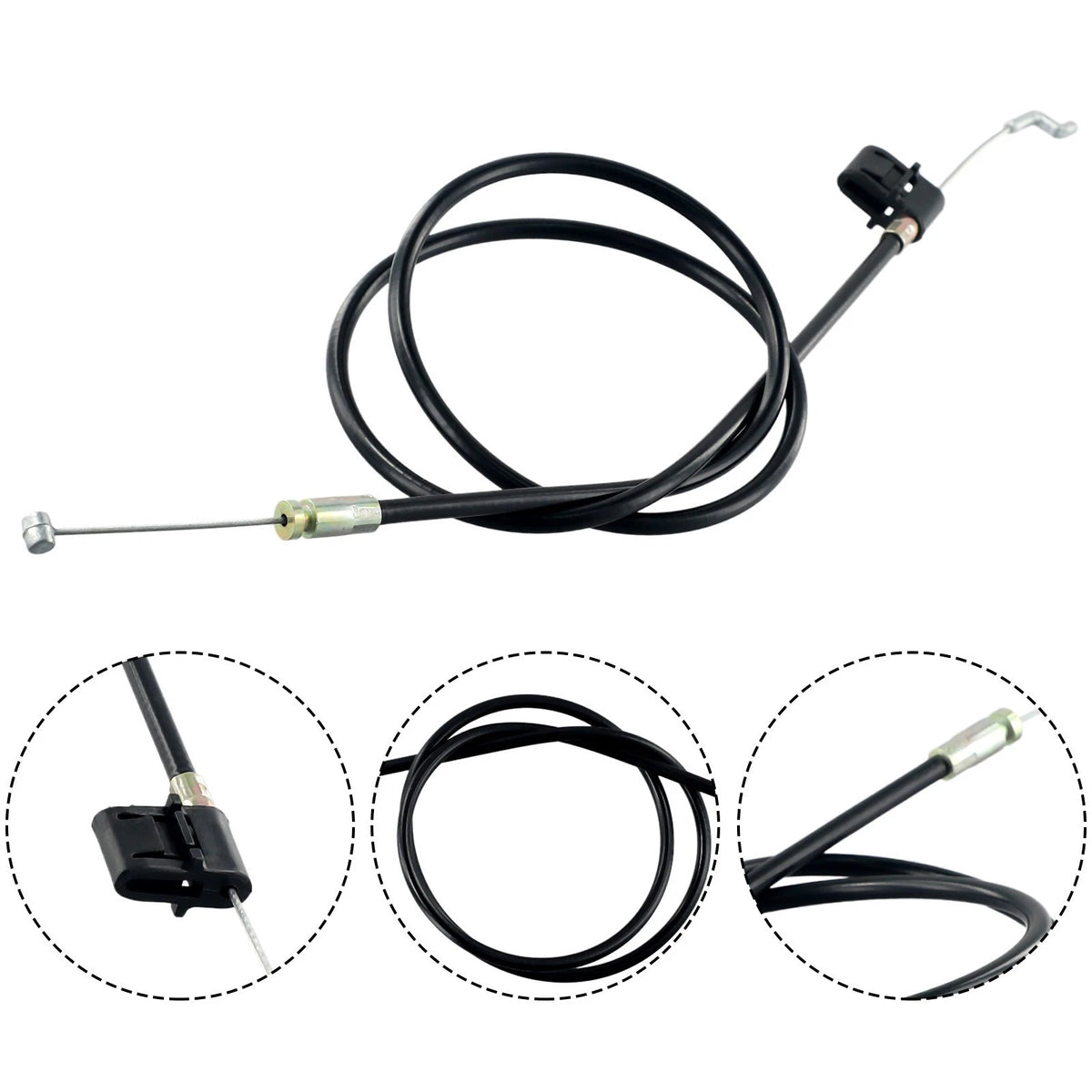 120mm Black Cable Wire for Sofas Without Handle
