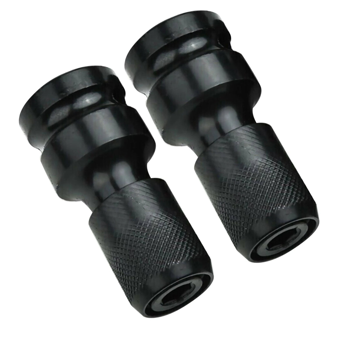 2Pcs Quick Release 1/2" Square to 1/4" Hex Socket for Impact Wrench