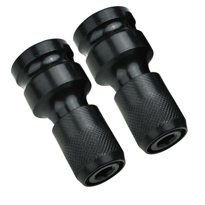 2Pcs Quick Release 1/2" Square to 1/4" Hex Socket for Impact Wrench