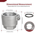 Axle Nut with Retaining Ring for Polaris Trail Boss Trail Blazer Scrambler (330-500)