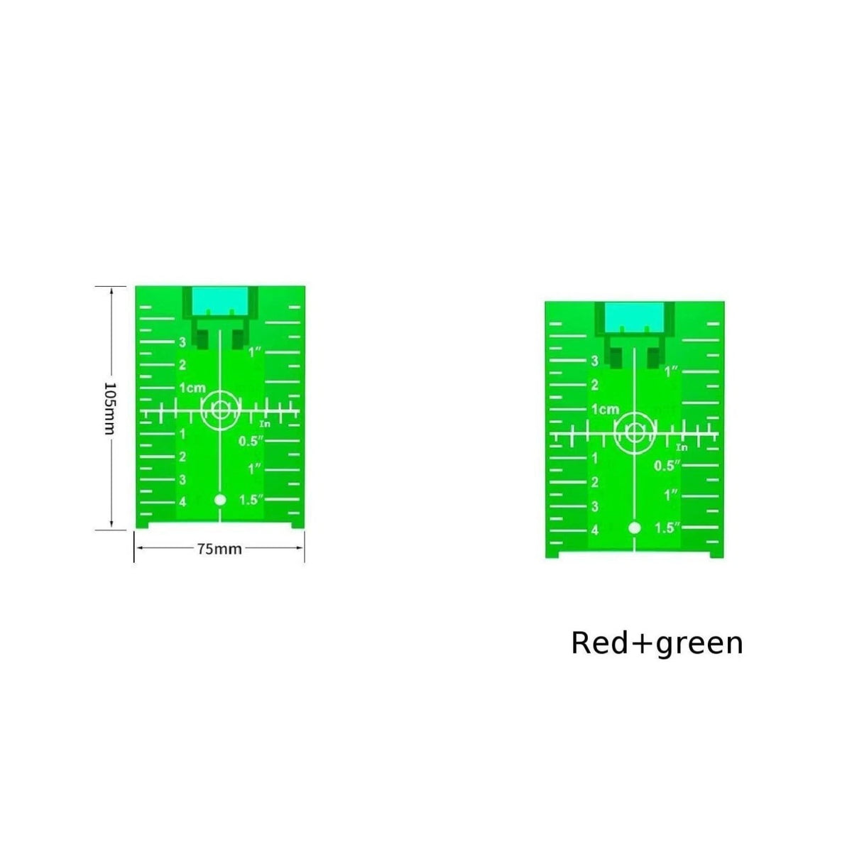 Reflective Magnetic Target Board for Level Devices (105x74mm)