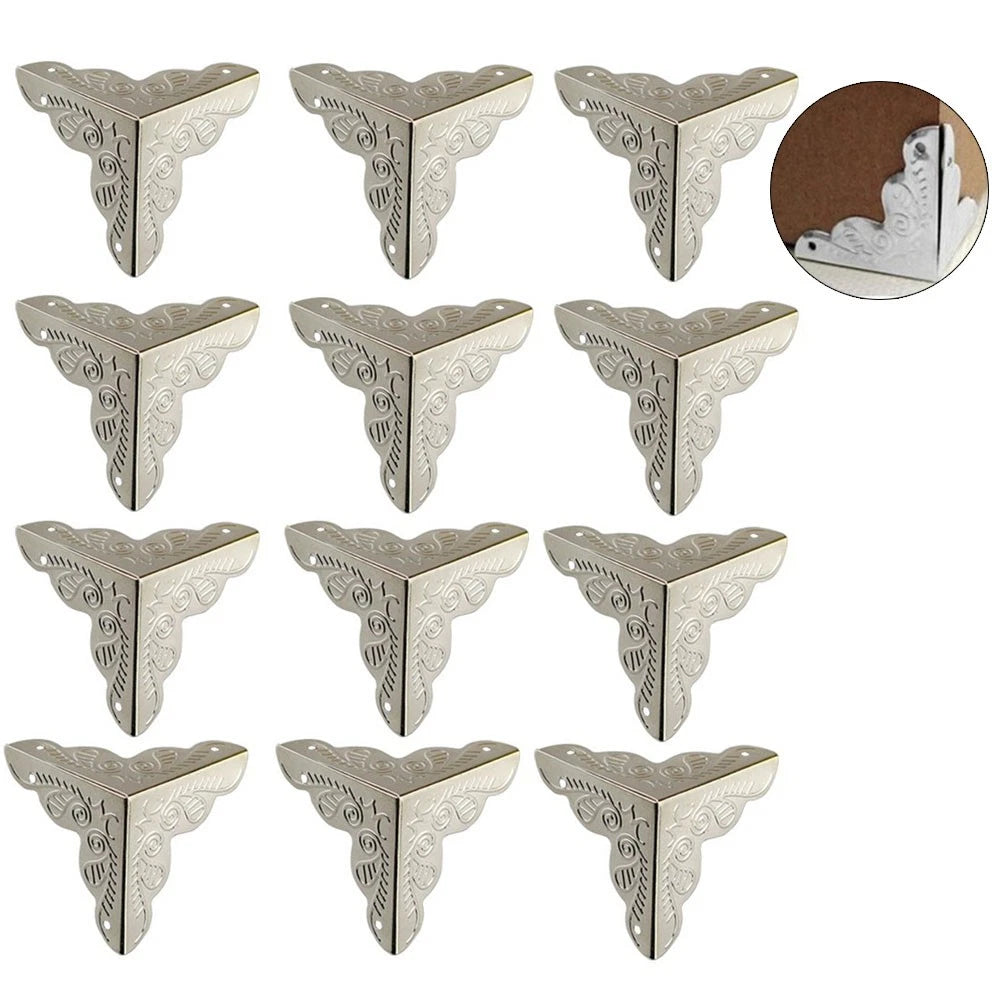 12Pcs Corner Protector for Jewelry Box Wood Case Edge Guard (N/A)