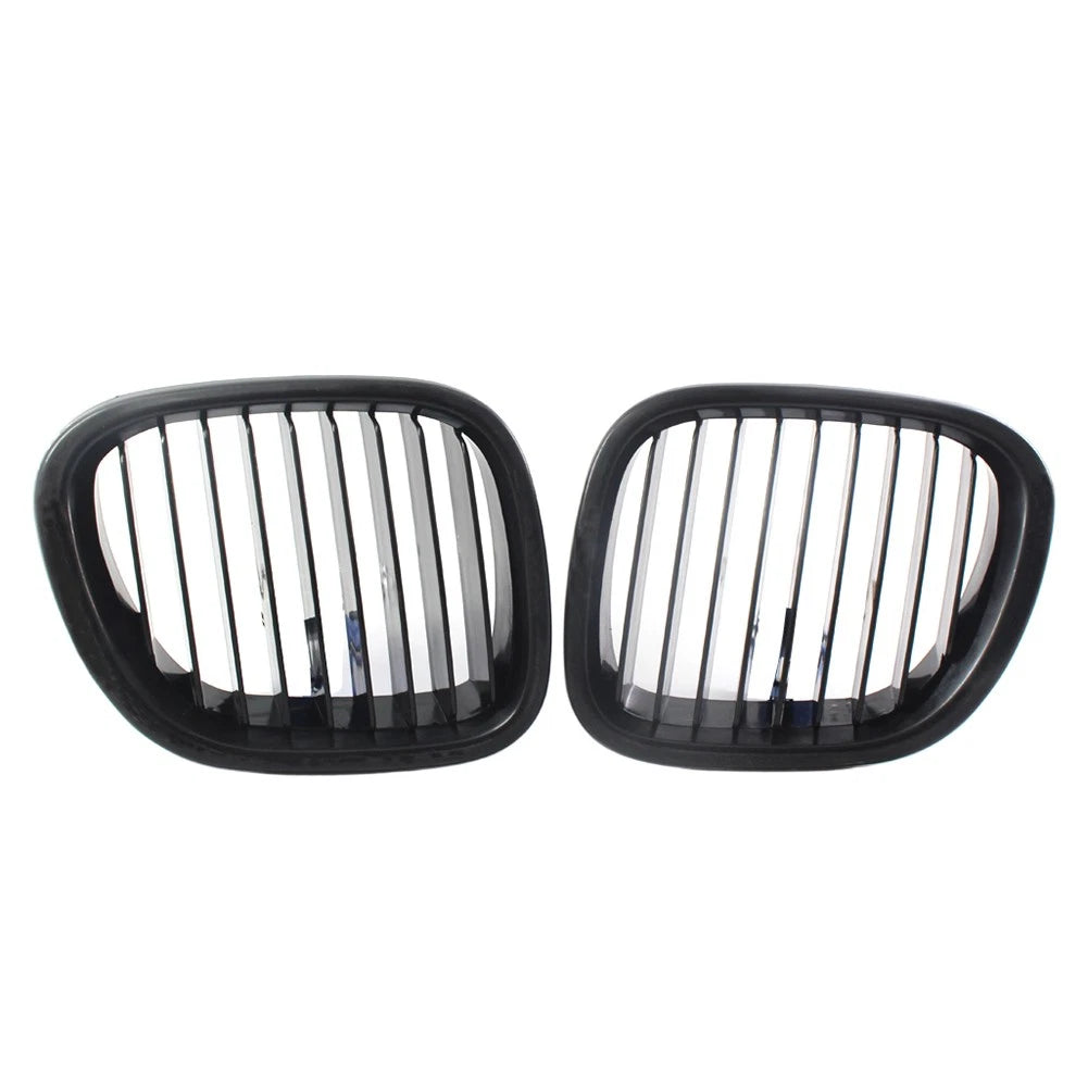 1 Pair Glossy Black Front Kidney Grille for BMW Z3 (1996–2002) 51138412949, 51138412950