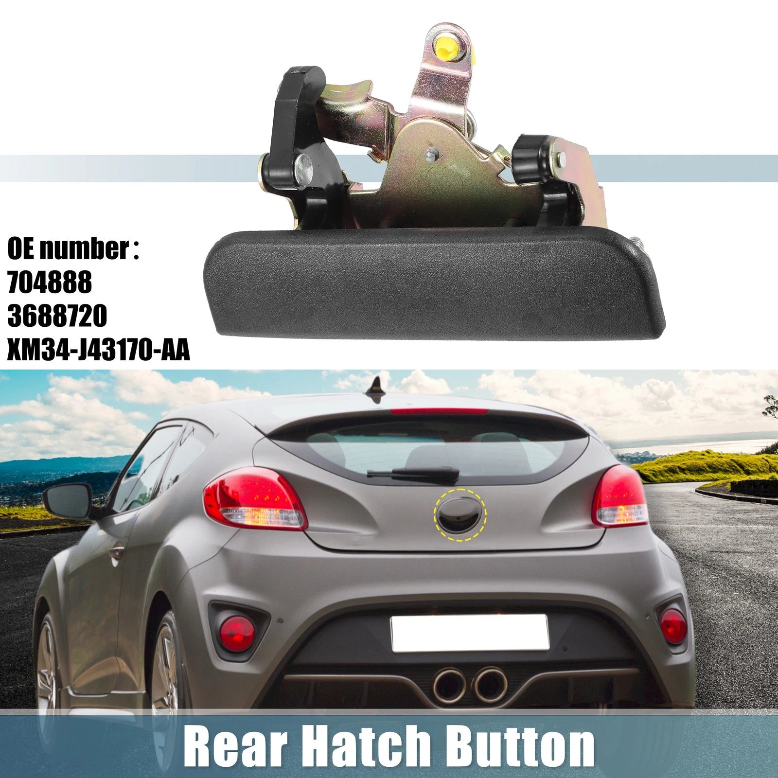 Rear Door Liftgate Tailgate Handle for Ford Ranger (1998–2012)