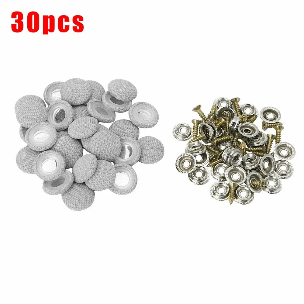 Car Roof Buckles for Universal Fit (Cloth Snap Rivets with Screws)