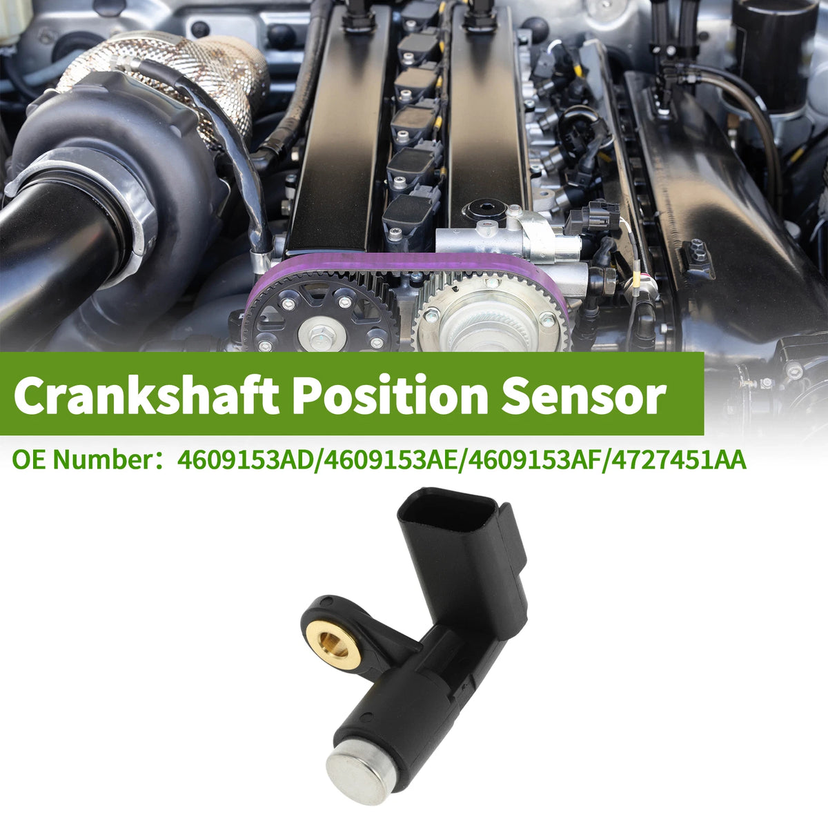 Crankshaft Position Sensor for Jeep Wrangler 4.0L (2002–2006) No. 4609153AD