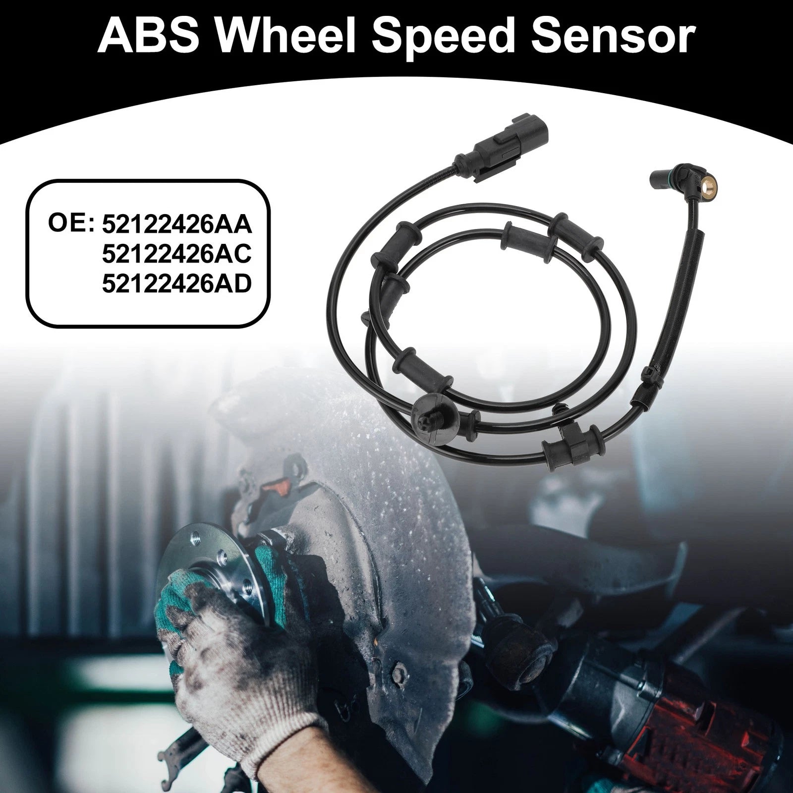 ABS Wheel Speed Sensor Replacement for Dodge Ram 2500 3500 (2009–2010)