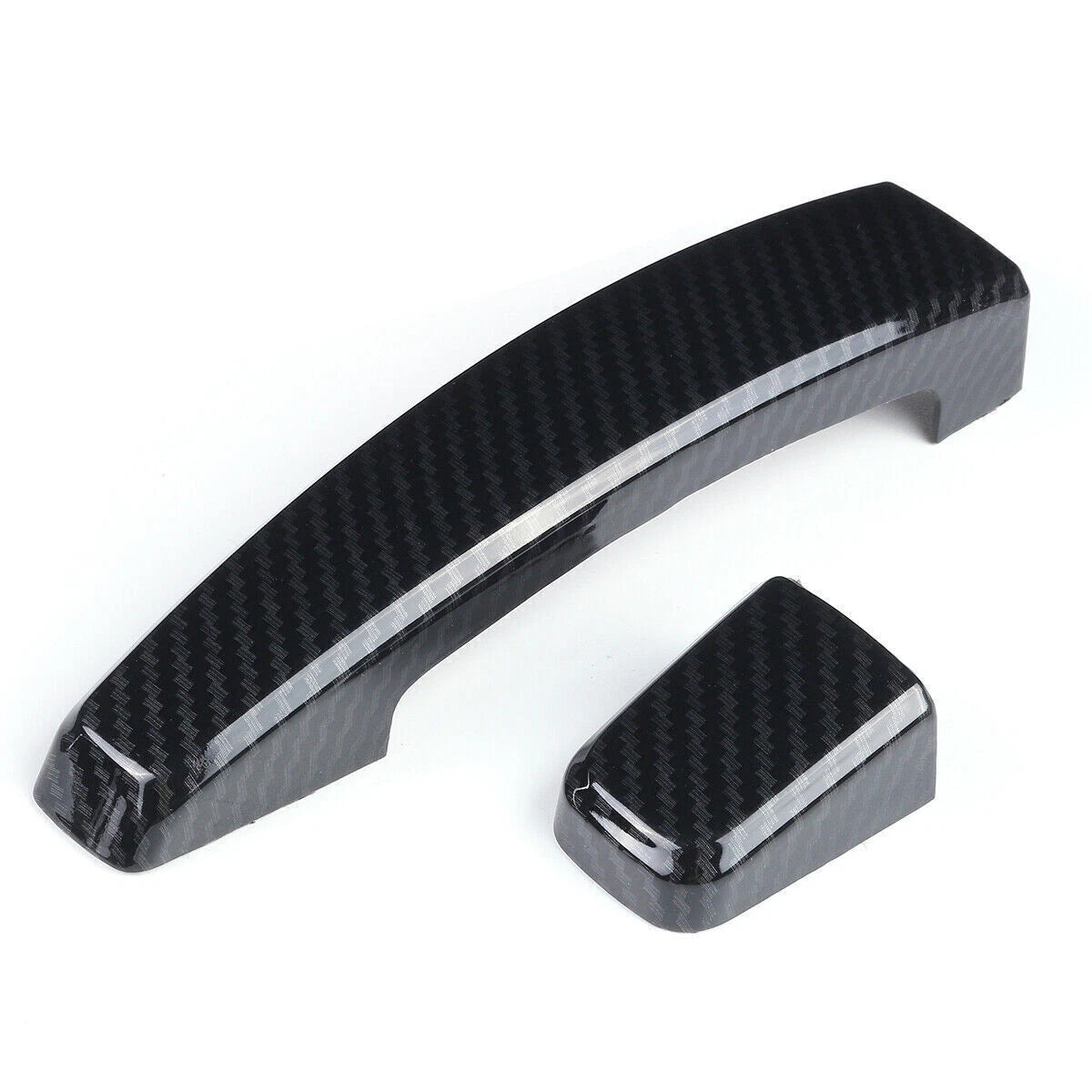 2X Carbon Look Door Handle Cover Trim for Chevrolet Camaro (2010–2015)