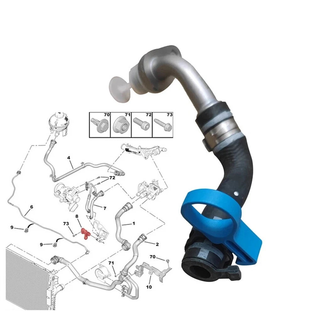 Engine Coolant Pipe for C3 Aircross MK2, C4 MK2, DS3, DS4 (2015–On)