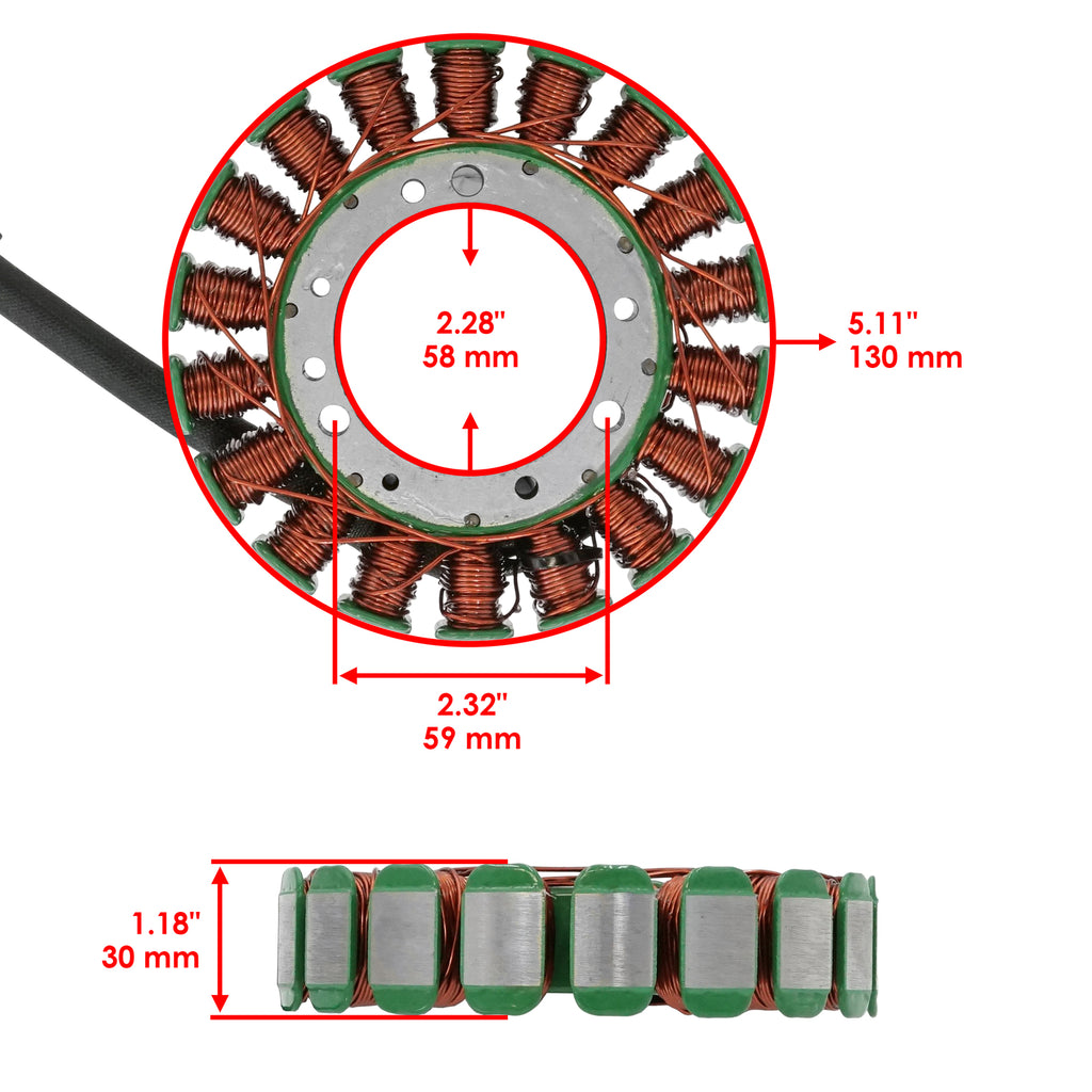 Stator and Pickup Coil Replacement for Kawasaki VN1500N Vulcan 1500 (2000–2002)