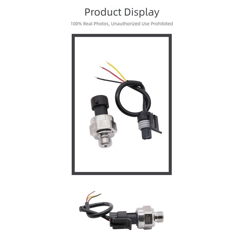 Water Pressure Transmitter 5V Stainless Steel for Industrial Systems