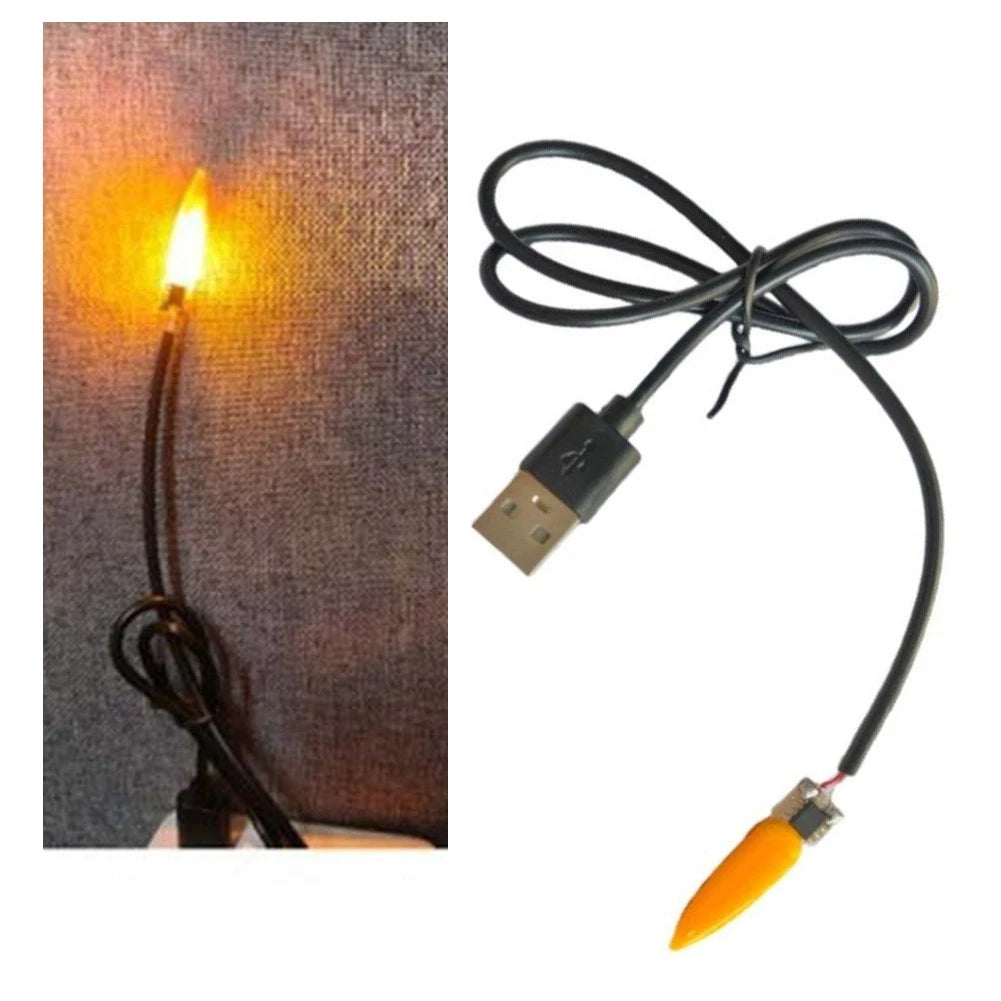 5V USB Flame Effect LED Circuit Board for Candle Simulation PCBA
