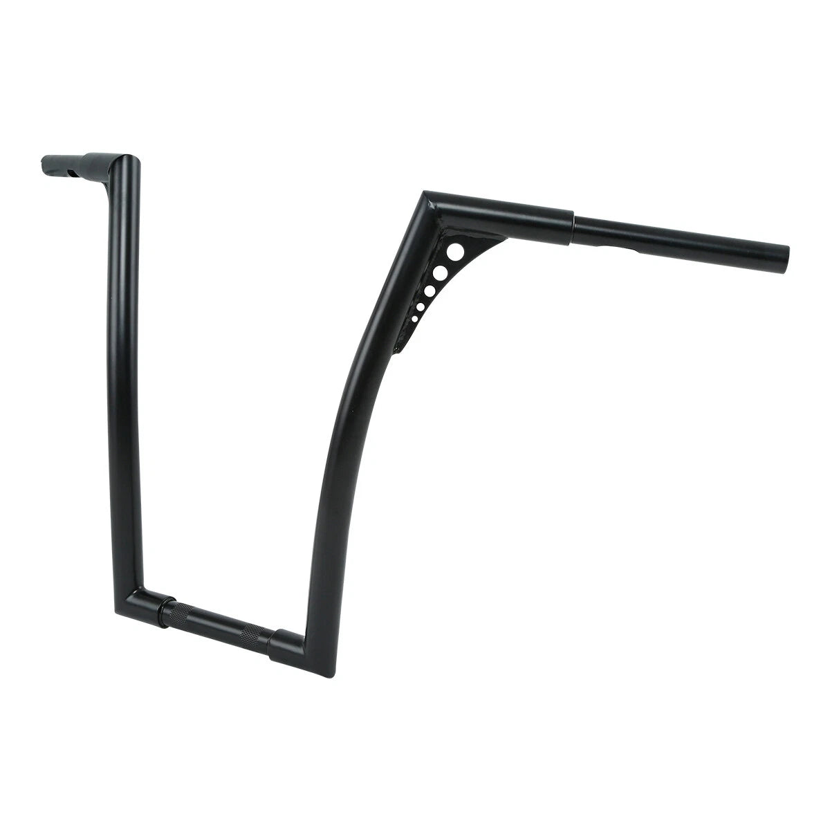 1 1/4" Black Fat 18" Rise Handlebar for Harley Davidson FXST FLST