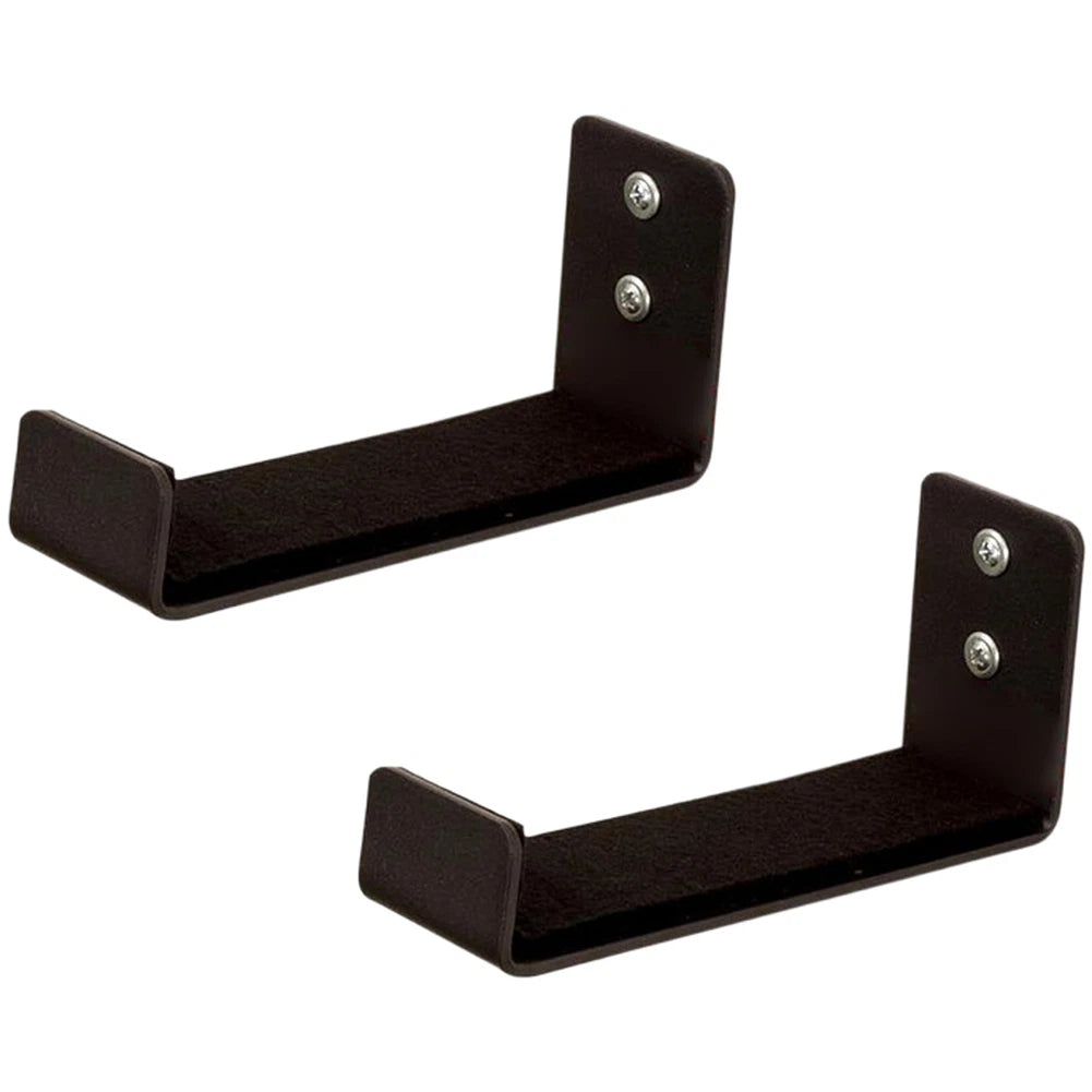 2X Space Saving Aluminum Wall Mounted Yoga Mat Rack with Felt Pads