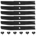 46 Inch Deck Blade with Bolt Replacement for John Deere 116 120 140 185 (196)