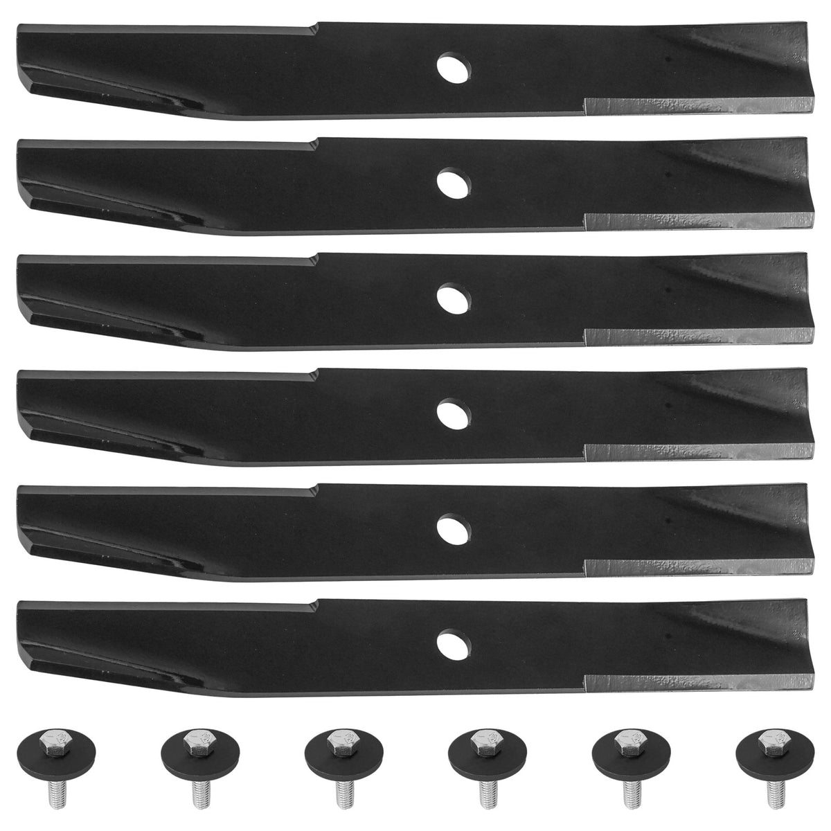 46 Inch Deck Blade with Bolt Replacement for John Deere 116 120 140 185 (196)