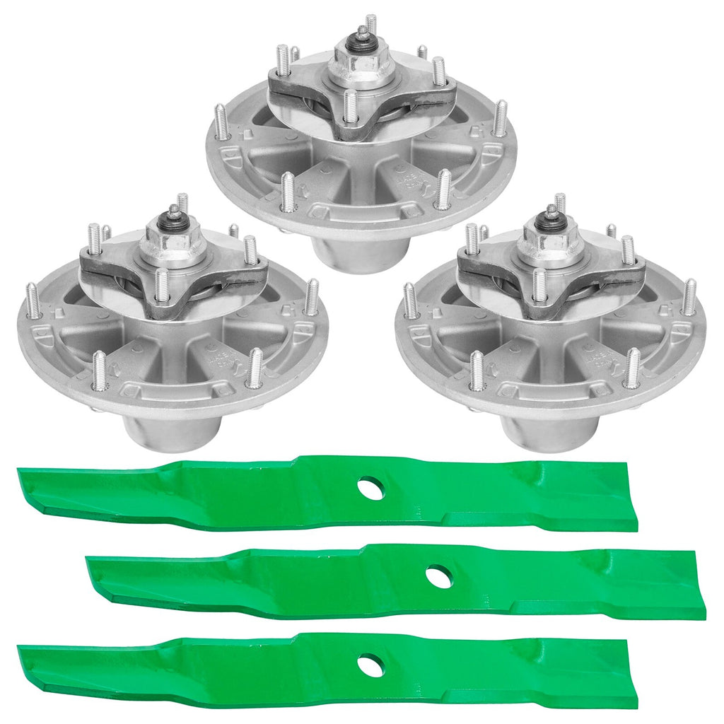 Spindles and Blades Replacement for John Deere Z997R 60 in (2017–2018)