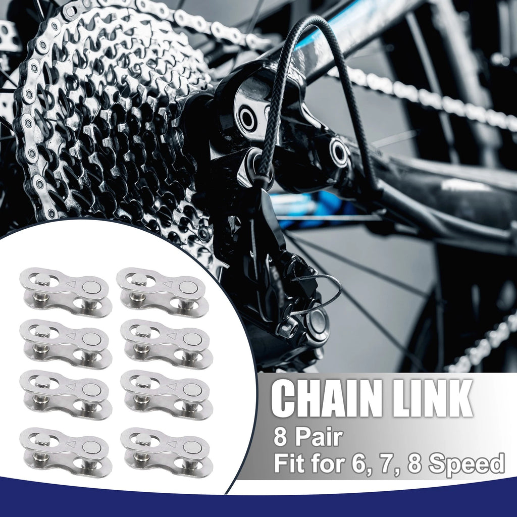 Speed Chain Link Connectors Reusable Universal 16 Pack for Bicycle (Universal)