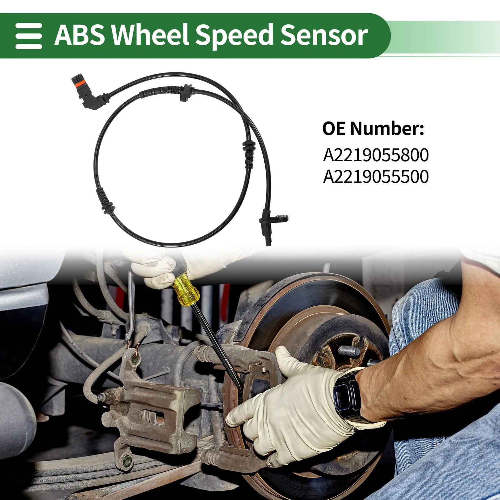 ABS Wheel Speed Sensor Replacement for Mercedes-Benz CL550 (2011–2014)
