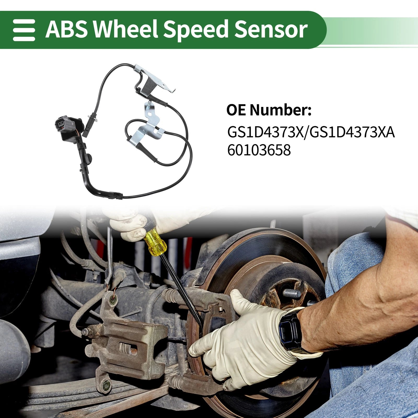 ABS Wheel Speed Sensor Replacement for Mazda6 GH Hatchback (2007–2013)