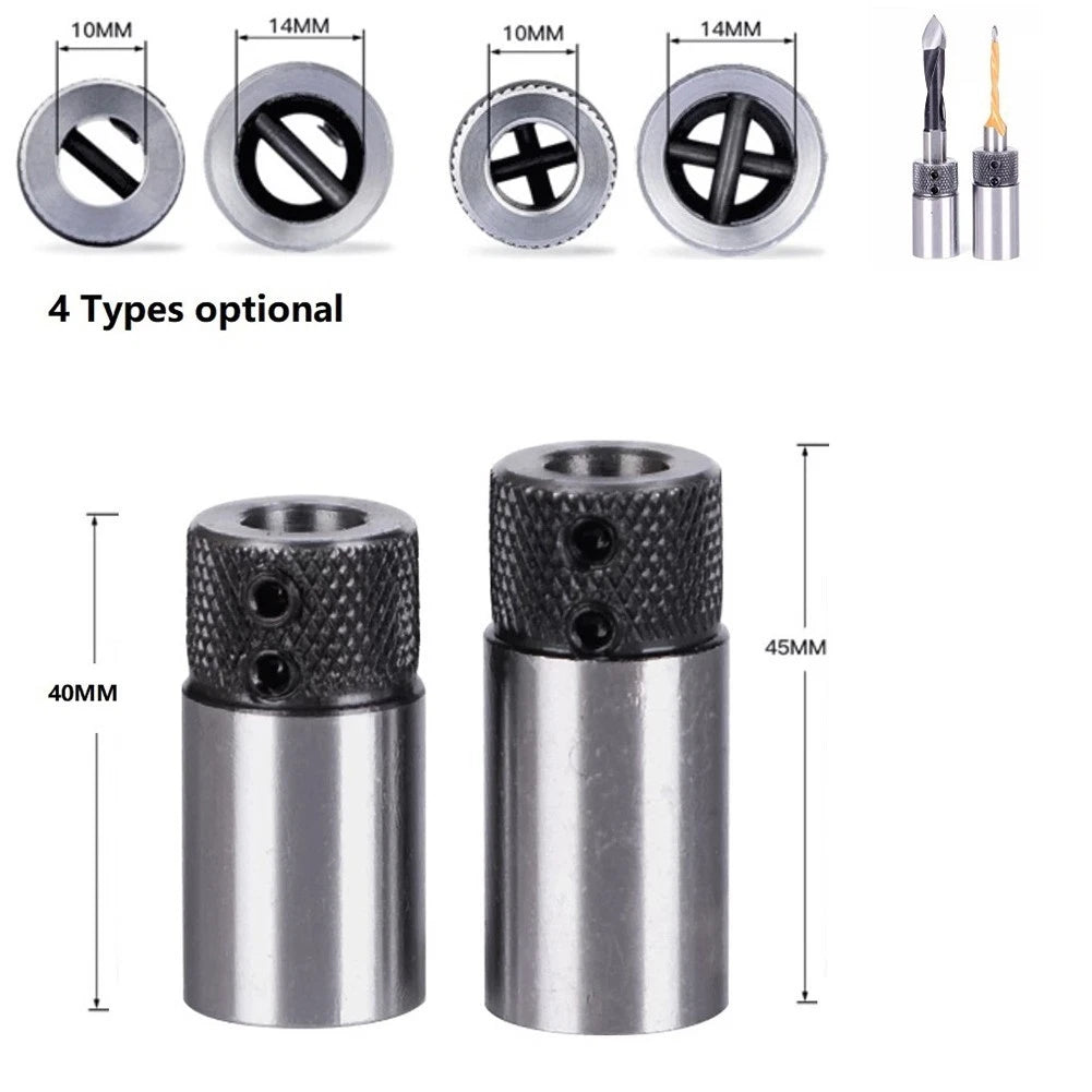 Drill Base Clamp for Woodworking Rig (Collet Chuck)